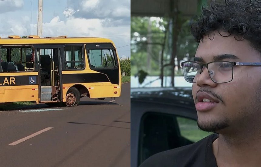 Documento aponta que ônibus escolar que levava estudantes e se