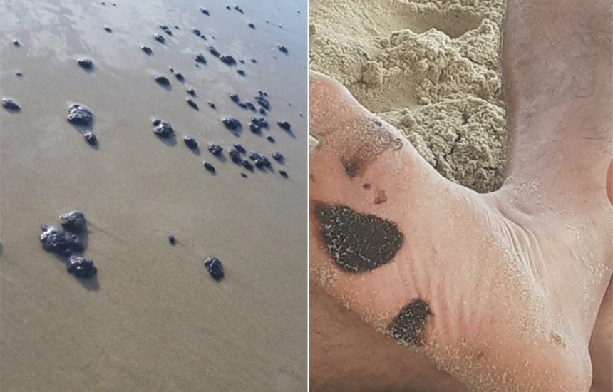 [Manchas de óleo atingem Praia do Futuro, em Fortaleza, e outras nove praias do litoral do Ceará]