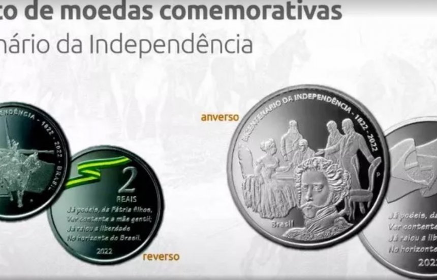 Banco Central lança novas moedas de R$ 5 e R$ 10 comemorativas