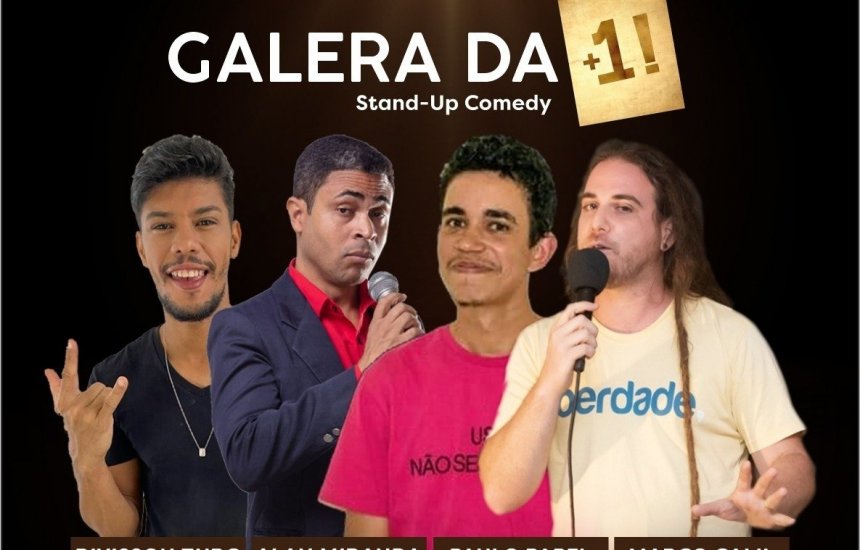 [Teatro Alberto Martins recebe show de stand-up comedy Galera da +1!]